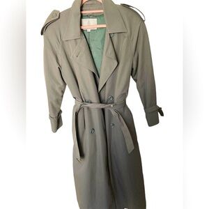 London Fog Olive Trench Coat